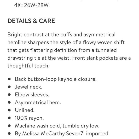 ➕ NWT Melissa McCarthy Seven7 Dress - Picture 5 of 8